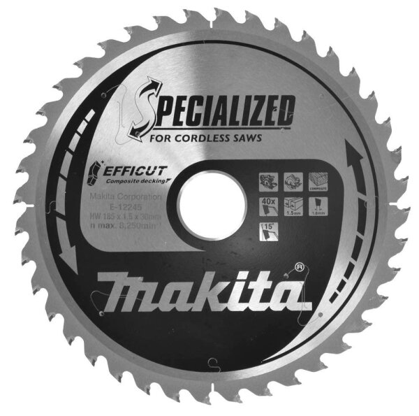 makita E-12245 EFFICCUT Kreissägeblatt 185,0 mm, 40 Zähne, 1 St.