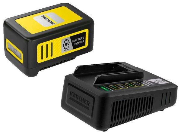 KÄRCHER Werkzeugakku mit Schnellladegerät Starter Kit Battery Power 18/50 Lithium-Ionen 5,0 Ah
