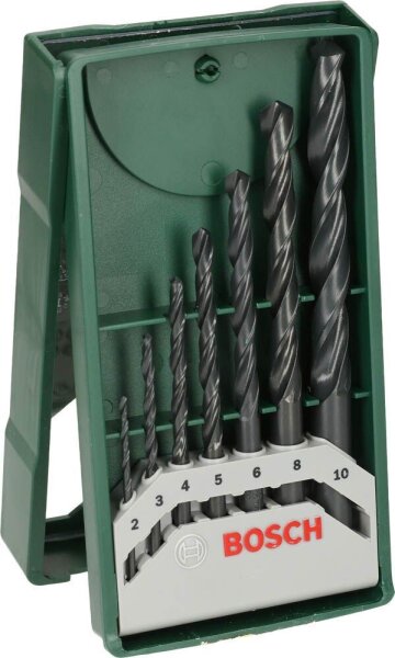 BOSCH Metallbohrer-Set Mini-X-Line, 7-teilig