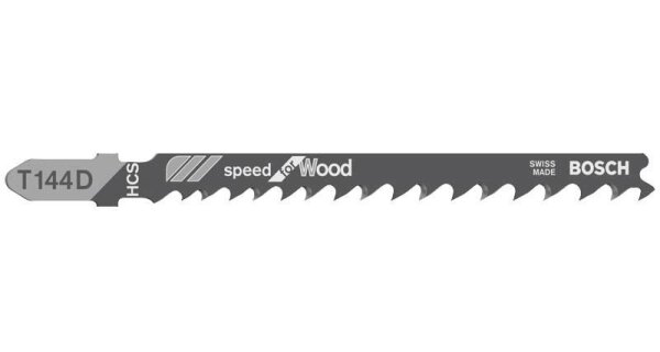BOSCH T 144 D Speed for Wood Stichsägeblätter, 100 St.