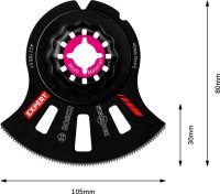 BOSCH EXPERT ACZ 105 ET Multi Material Segmentsägeblätter 105,0 mm, 5 St.