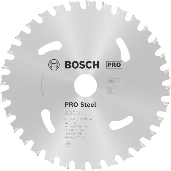BOSCH PRO Steel Kreissägeblatt 150,0 mm, 36 Zähne, 1 St.