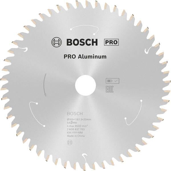 BOSCH PRO Aluminium Kreissägeblatt 165,0 mm, 54 Zähne, 1 St.