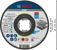 BOSCH Trennscheiben PRO Stainless Steel and Metal X-Lock, 10 St.