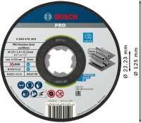 BOSCH Trennscheiben PRO Stainless Steel and Metal X-Lock, 10 St.