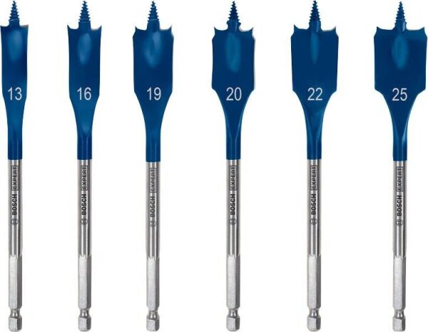 BOSCH Flachfräsbohrer-Set EXPERT Self Cut Speed, 5-teilig