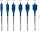 BOSCH Flachfräsbohrer-Set EXPERT Self Cut Speed, 5-teilig