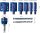 BOSCH Lochsägen-Set EXPERT Tough Material, 9-teilig