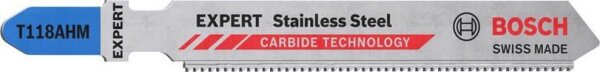 BOSCH EXPERT Stainless Steel T118AHM Stichsägeblätter, 3 St.