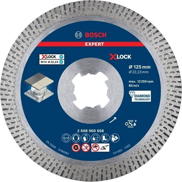 BOSCH Diamant-Trennscheibe EXPERT HardCeramic X-LOCK, 1 St.