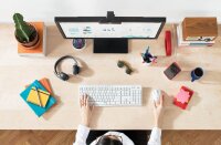 Logitech MK295 Tastatur-Maus-Set kabellos weiß