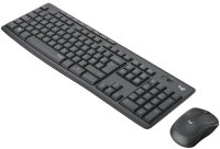 Logitech MK295 Tastatur-Maus-Set kabellos schwarz