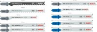BOSCH PRO Wood and Metal Stichsägeblätter-Set 10-teilig, 1 Set