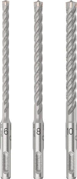 BOSCH Hammerbohrer-Set PRO SDS plus-5X, 3-teilig