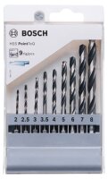 BOSCH Metallbohrer-Set HSS PointTeQ, 9-teilig