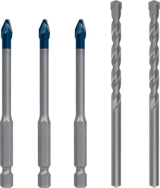 BOSCH Bohrer-Set EXPERT HEX-9 HardCeramic Mixed, 5-teilig