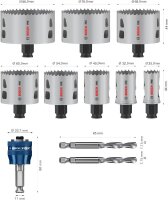 BOSCH Lochsägen-Set PRO Multi Material PC Plus, 11-teilig