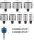 BOSCH Lochsägen-Set PRO Multi Material PC Plus, 11-teilig