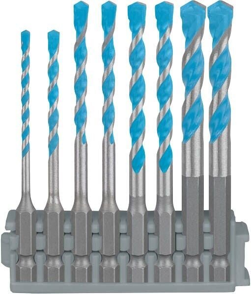 BOSCH Mehrzweckbohrer-Set EXPERT HEX-9 Multi Construction, 8-teilig