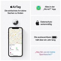 Apple AirTag 4er-Pack  Bluetooth-Tracker