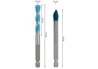 BOSCH Bohrer-Set EXPERT HEX-9 Hard Ceramic + HEX-9 Multi...