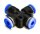 Druckluftverbinder - 4 Wege