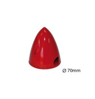 Kunststoff-Spinner Ø 70 mm rot