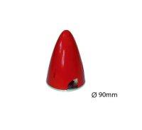 Kunststoff Spinner Ø 90 mm 3 Blatt rot mit...