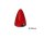 Kunststoff Spinner Ø 90 mm 3 Blatt rot mit Alu-Grundplatte