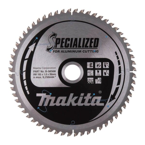 makita B-56568 Kreissägeblatt 165,0 mm, 60 Zähne, 1 St.