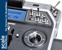 Dpower Graupner mc-28 Sender - HoTT 2.4GHz Fernsteuerung 16 Kanäle  ( 33028.77 )