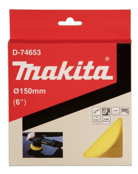 makita D-74653 Polierpad  Schaumstoff, 1 St.
