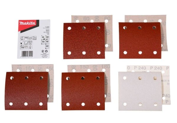 makita P-15883 Schleifblatt-Set 10 St.