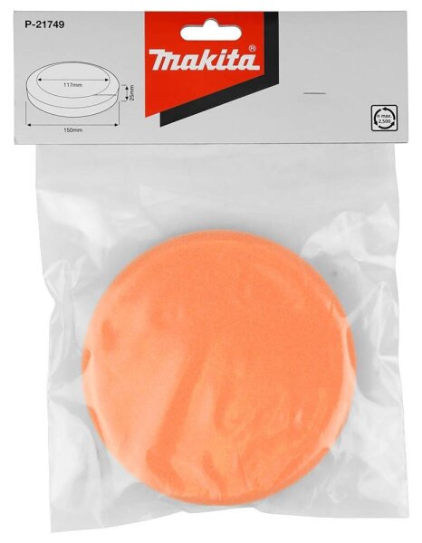 makita P-21749 Polierpad  Schaumstoff, 1 St.