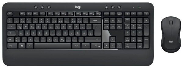 Logitech MK540 ADVANCED Tastatur-Maus-Set kabellos schwarz