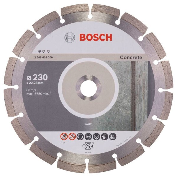 BOSCH Diamant-Trennscheibe Standard for Concrete, 1 St.