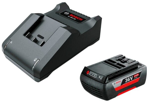 BOSCH Home & Garden Werkzeugakkus mit Ladegerät Starter-Set 36V Li-Ion 2,0 Ah