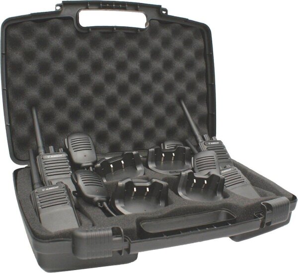 Albrecht Tectalk Worker 3 Funkgeräte-Set schwarz