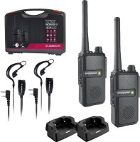 Albrecht Tectalk Worker 3 Funkgeräte-Set schwarz
