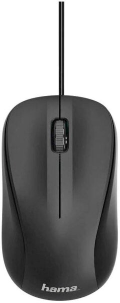 hama MC-300 Maus kabelgebunden schwarz