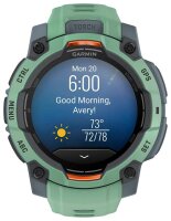 GARMIN Instinct 3 AMOLED 45 mm Smartwatch grün, schwarz