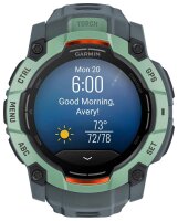 GARMIN Instinct 3 AMOLED 50 mm Smartwatch grün, schwarz