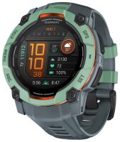 GARMIN Instinct 3 AMOLED 50 mm Smartwatch grün, schwarz