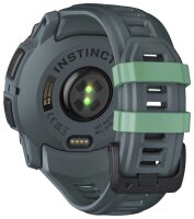 GARMIN Instinct 3 AMOLED 50 mm Smartwatch grün, schwarz