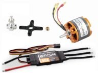 D-Power Brushless SET AL42-06 & AVICON 60A Regler