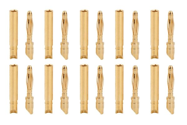 Goldkontakte Ø 2,0 mm - 10 Paar