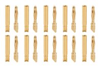 Goldkontakte Ø 2,0 mm - 10 Paar