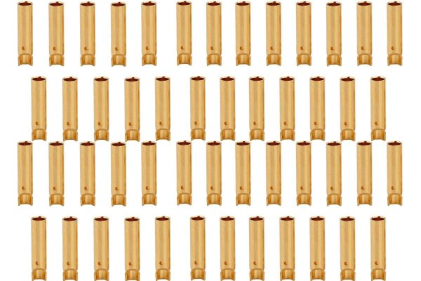 Goldkontakt Buchsen Ø 4,0 mm - 50 St.