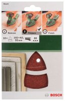 10 BOSCH Schleifblätter 80