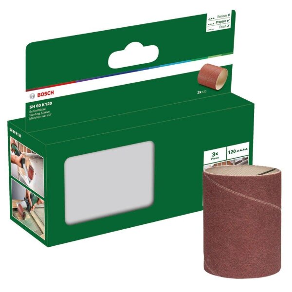 3 BOSCH Home & Garden SH 60 Schleifhülsen 120